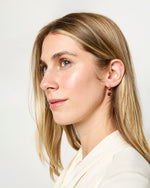 Load image into Gallery viewer, Extra Small Incandescence Hook Earrings in Garnet
