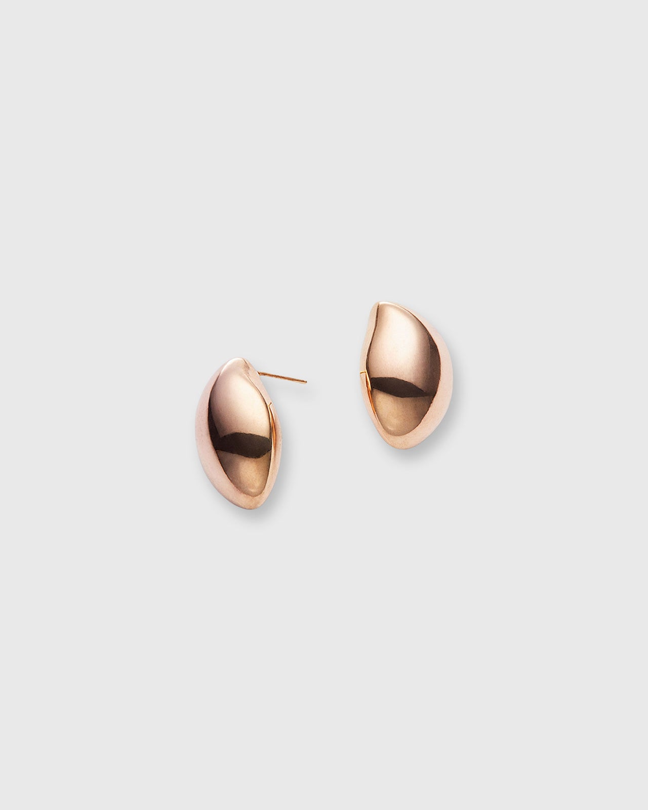 Organic Shape Earrings in Gold