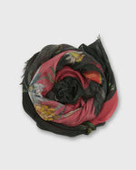 Load image into Gallery viewer, Square Scarf in Pink Floral
