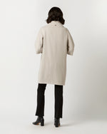 Load image into Gallery viewer, Mixed Media Cocoon Coat in Champagne
