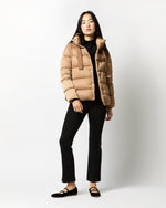 Load image into Gallery viewer, Sateen Nylon Short Jacket in Camel
