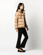 Load image into Gallery viewer, Sateen Nylon Short Jacket in Camel

