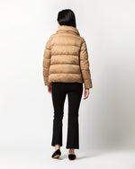 Load image into Gallery viewer, Sateen Nylon Short Jacket in Camel
