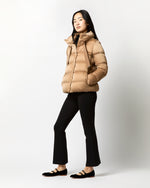 Load image into Gallery viewer, Sateen Nylon Short Jacket in Camel
