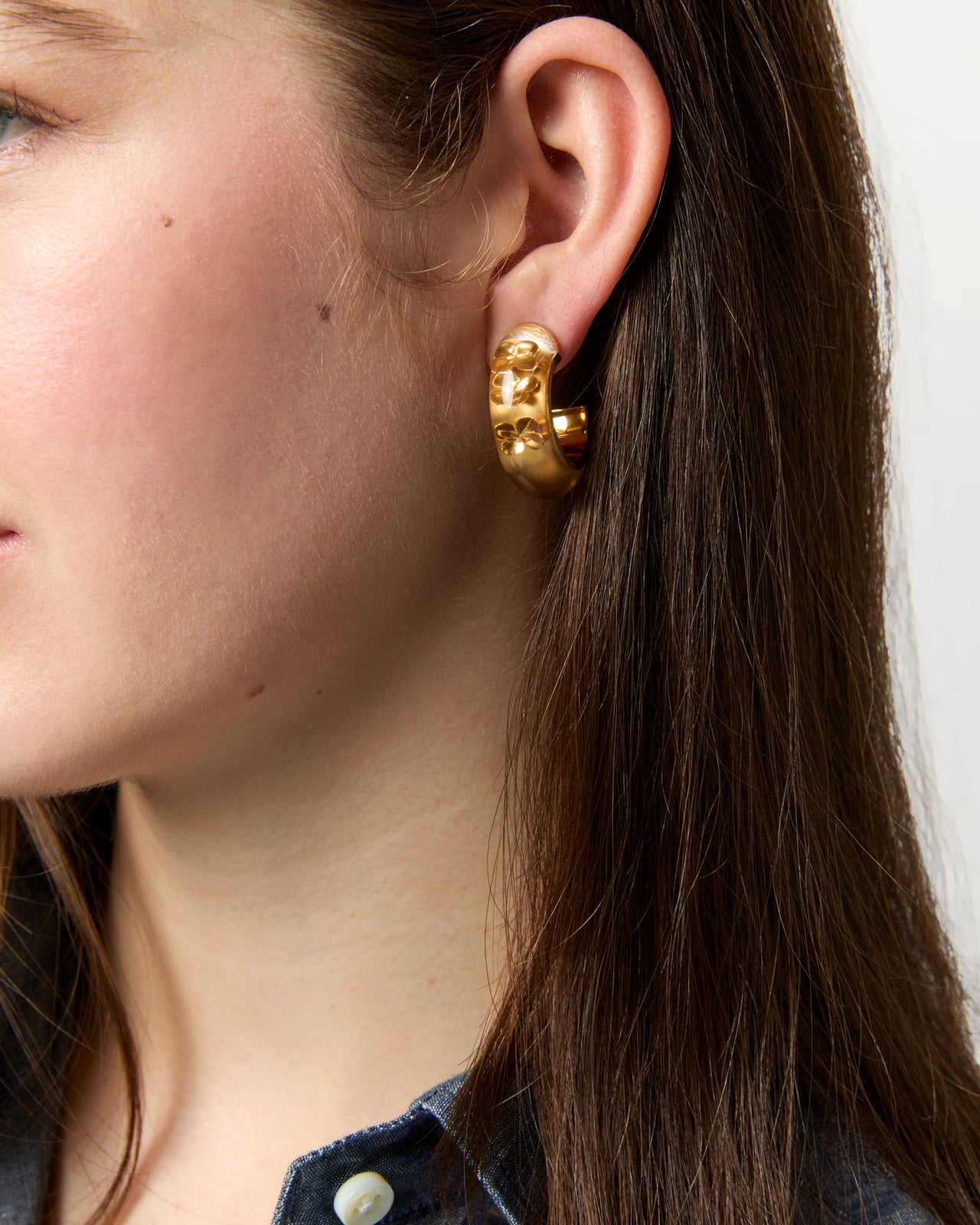 Figarella Earrings in Transparent Bakelite