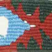 Hand-Loomed D-Ring Belt in Forest/Pink Tribal