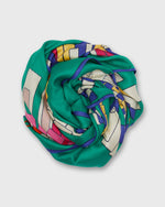 Load image into Gallery viewer, Sagi Square Scarf in Emerald
