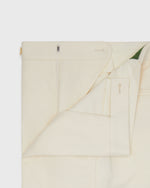 Load image into Gallery viewer, Side-Tab Dress Trouser in Ivory Cotolino Canvas
