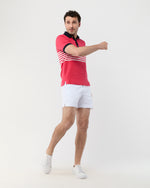 Load image into Gallery viewer, Tennis Short in White/White AP Twill
