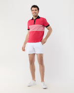 Load image into Gallery viewer, Tennis Short in White/White AP Twill
