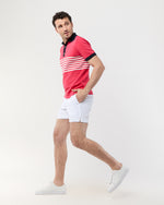 Load image into Gallery viewer, Tennis Short in White/White AP Twill
