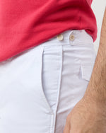 Load image into Gallery viewer, Tennis Short in White/White AP Twill
