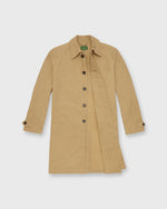 Load image into Gallery viewer, Traveler's Trench in Khaki Dry Waxed Poplin
