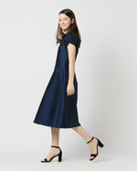Load image into Gallery viewer, High Ankle-Wrap Block Heel in Black Suede
