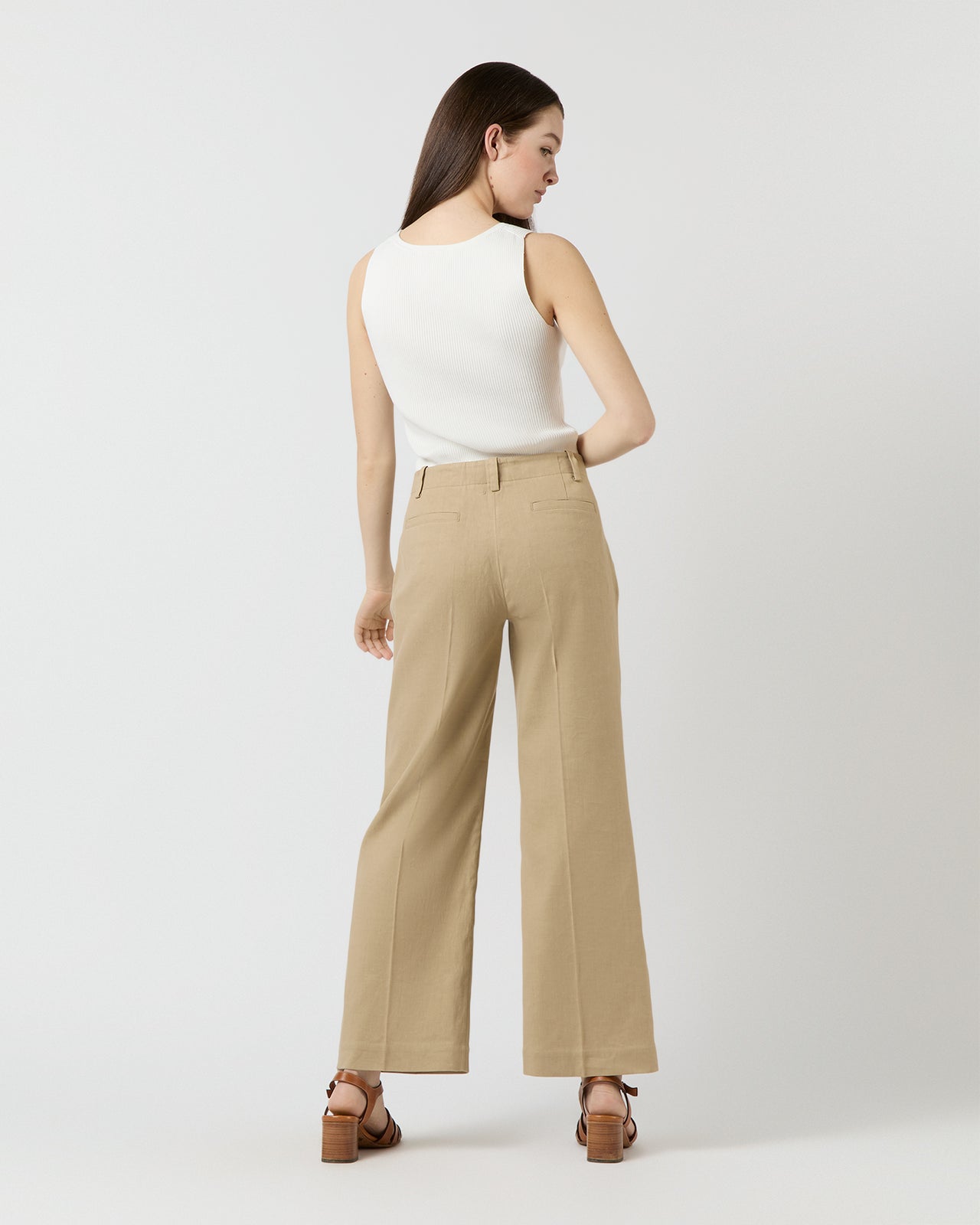 Nia Shell in Chalk Ice Cotton