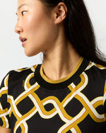 Load image into Gallery viewer, Sporty Swing Dress in Black Tackle Summer Poplin
