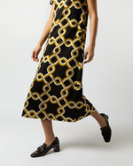 Load image into Gallery viewer, Sporty Swing Dress in Black Tackle Summer Poplin
