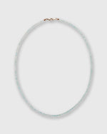 Load image into Gallery viewer, Tiny Beaded 14K Gold Necklace in Aquamarine
