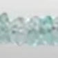 Tiny Beaded 14K Gold Necklace in Aquamarine