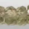 Tiny Beaded 14K Gold Necklace in Green Sapphire