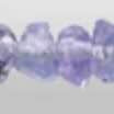 Tiny Beaded 14K Gold Necklace in Tanzanite