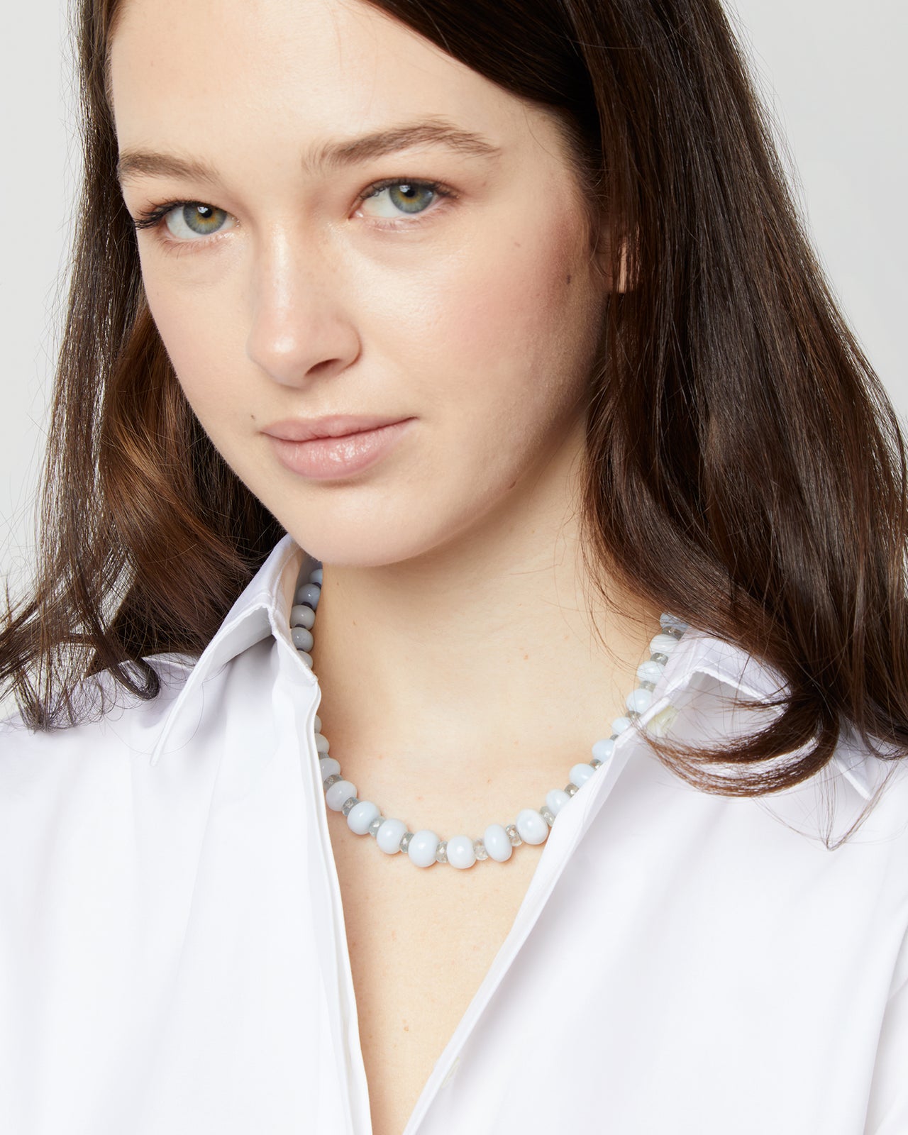 Seaside Cliffs Necklace in Blue