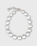 Load image into Gallery viewer, Silver Moon Collar in Clear

