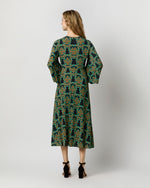 Load image into Gallery viewer, Sorella Dress in Green Herald Flowy Jersey
