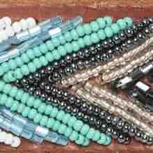 1.25" African Beaded Belt in Turquoise Bullet Arrow