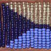 1.25" African Beaded Belt in Blueshine Toto