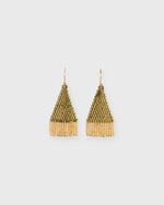Load image into Gallery viewer, Sunset Earrings in Golden Olive
