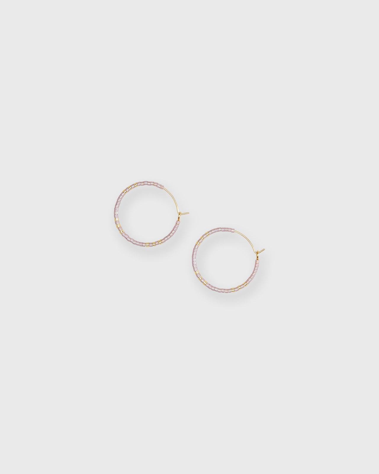 Zoe Hoop Earrings in Lilac