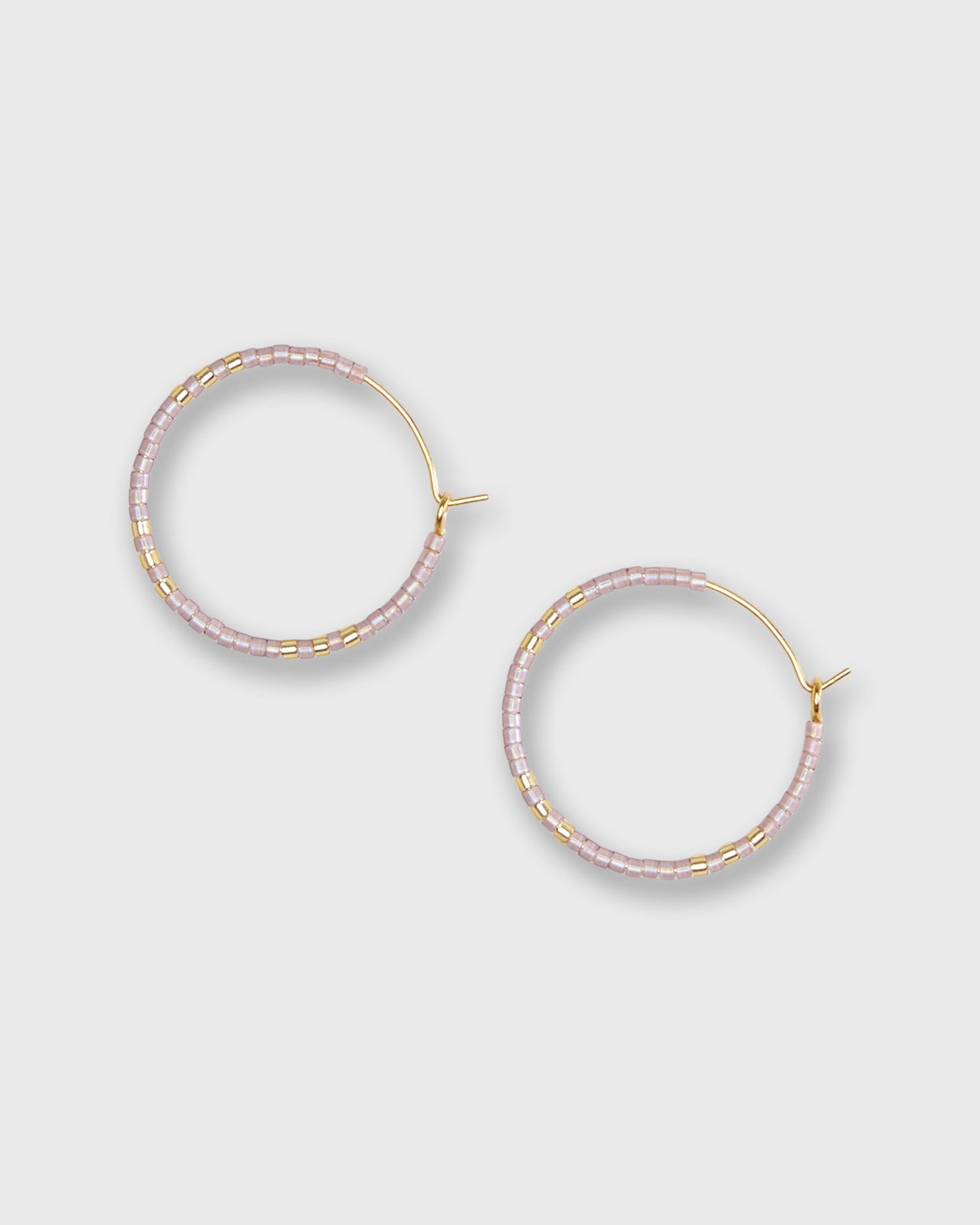 Zoe Hoop Earrings in Lilac