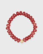 Load image into Gallery viewer, Semi Precious Beaded Bracelet in Raspberry Monochrome
