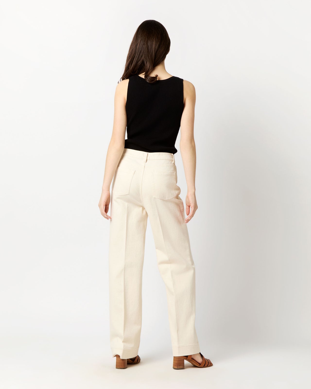 Nia Shell in Black Ice Cotton