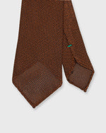 Load image into Gallery viewer, Silk Fino Grenadine Tie in Ginger/Navy
