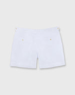 Load image into Gallery viewer, Tennis Short in White/White AP Twill
