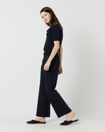 Load image into Gallery viewer, Tasha Polo Sweater in Navy Cotton
