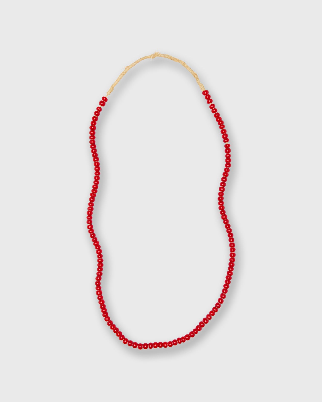 Medium African Beads in Red Whiteheart
