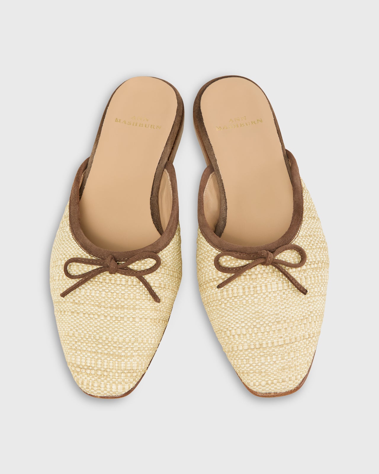 Joy Mule in Khaki Basketweave