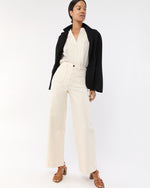 Load image into Gallery viewer, Parker Jacket in Black Wool Pique Knit
