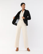 Load image into Gallery viewer, Parker Jacket in Black Wool Pique Knit
