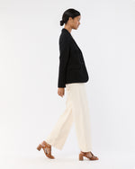 Load image into Gallery viewer, Parker Jacket in Black Wool Pique Knit
