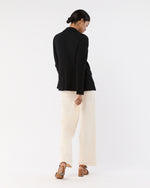 Load image into Gallery viewer, Parker Jacket in Black Wool Pique Knit
