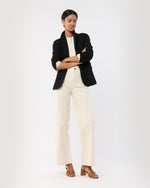 Load image into Gallery viewer, Parker Jacket in Black Wool Pique Knit
