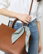 Load image into Gallery viewer, Anyway Scarf in Blue/Multi Katie &amp; Millie Liberty Fabric
