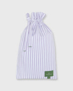 Load image into Gallery viewer, Button-Front Boxer Short in Lavender Multi Stripe Poplin
