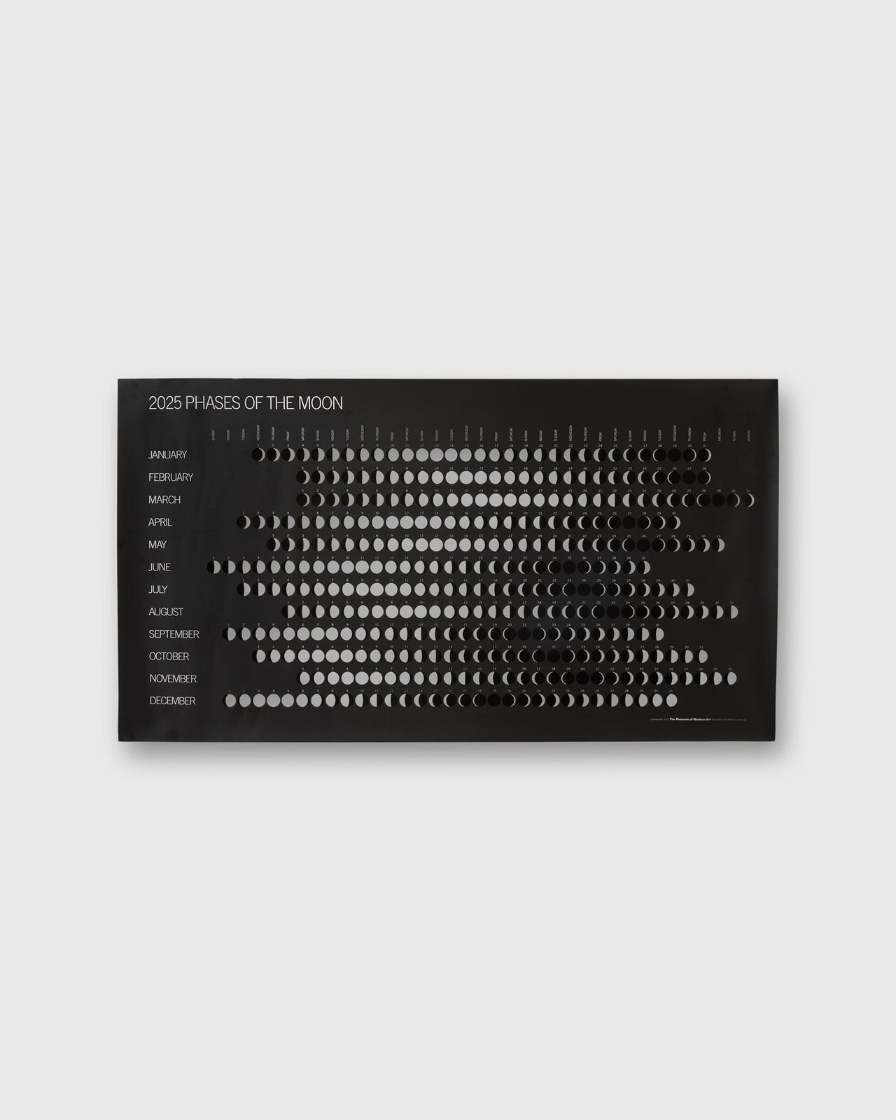 2025 Phases Of The Moon Calendar