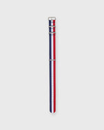 Load image into Gallery viewer, Nato Watch Strap in Blue/White/Red

