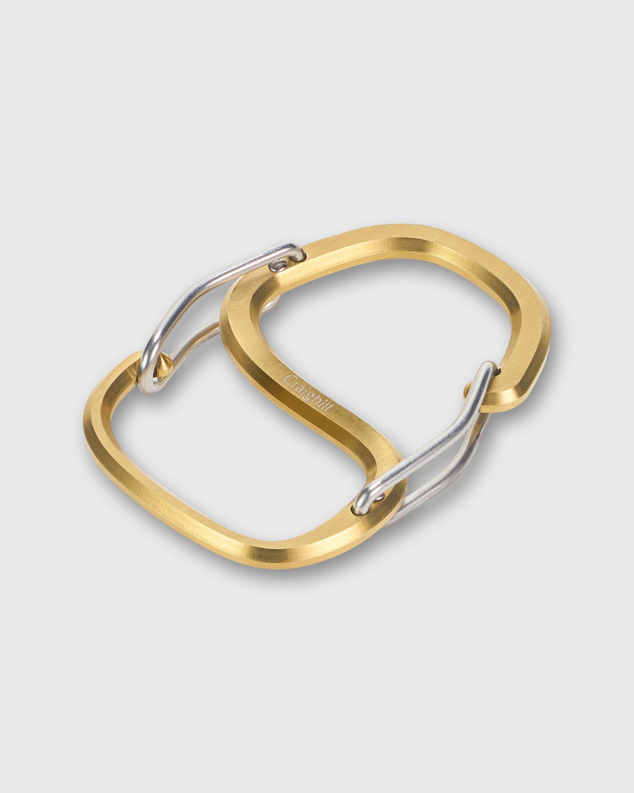 Coachwhip Carabiner in Brass
